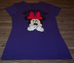 Women&#39;s Teen Juniors Walt Disney Minnie Mouse T-shirt Large New - £14.80 GBP