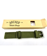 Archer Watch Straps - Premium Nylon Quick Release Replacement Band, OLIV... - £11.80 GBP