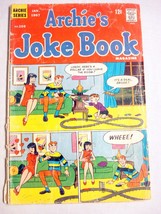 Archie&#39;s Joke Book #108 Fair Condition 1967 Slot Car Racing Cover - £6.38 GBP