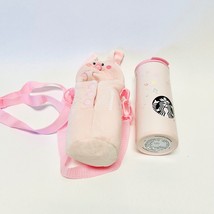 Starbucks Pink Cherry Blossom Sakura Pig Music Sleeve Holder Steel Tumbler 14Oz - £172.14 GBP