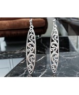 Vintage Bohemian Earrings Vintage Silver Dangle Fashion Jewelry Boho 2&quot; - $12.99