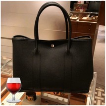 San Maries Geuine Leather Garden Party Tote Bag For Women  Handbags Women Design - £83.83 GBP