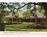 Elmwood Plantation Postcard River Road New Orleans Louisiana 1974 - £14.28 GBP