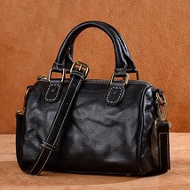 Handmade Retro Leather Women Bag 2022 New  Handbag Nature Cowhide Solid Color Sh - £117.27 GBP