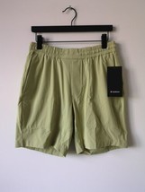 Nwt Lululemon Dwgn Yellow Green Ltwt Bowline Shorts 8&quot; Linerless Men&#39;s Large - £58.14 GBP