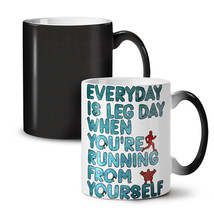 Leg day Gym Workout NEW Colour Changing Tea Coffee Mug 11 oz | Wellcoda - £17.13 GBP