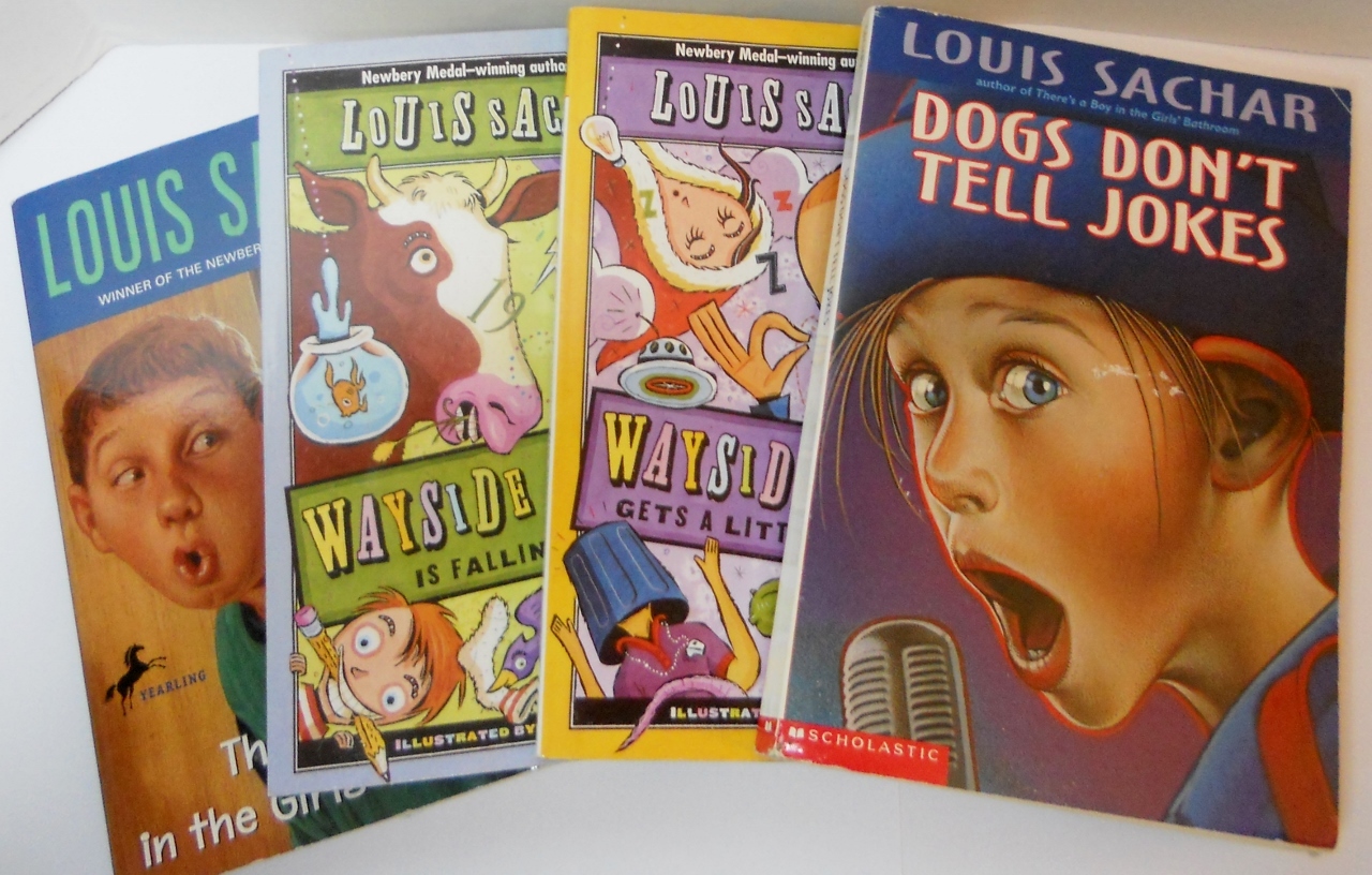 Wayside School & Louis Sachar children's books lot of 4 PB - $10.00