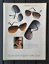 Vintage 1980 Foster Grant Polarized Sunglasses Original Full Page Ad - £5.30 GBP