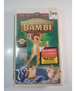 Disney&#39;s Bambi VHS 55th Anniversary Edition Factory Sealed Brand New w/ ... - $11.97