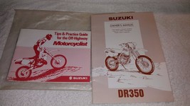 Suzuki DR350 Off Road Dual Sport Motorcycle Bike Owners Manual & Practice Guide - $64.52