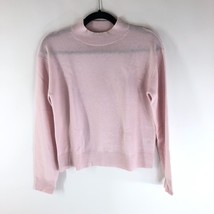 Quince Womens Pink Mongolian Cashmere Mockneck Sweater XS - $62.76