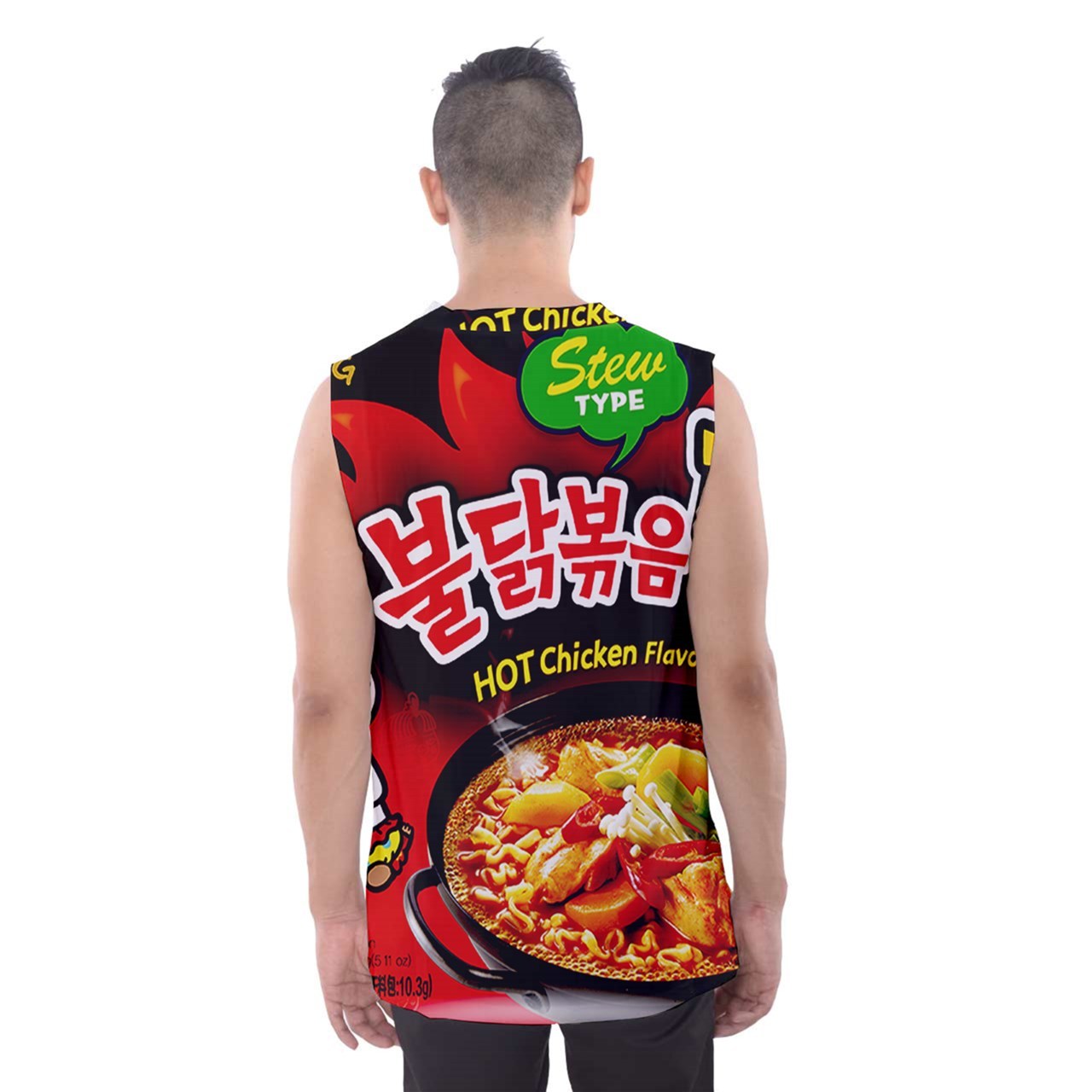 New funny shin ju ramen hot spicy style basketball Tank Top full print T... - $22.99+