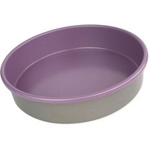 USA Pan Allergy ID Nonstick Round Cake Pan, 9-Inch, Purple - £32.57 GBP