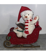 Hallmark Jingle Pals Singing Snowmen Twinkling Sleigh Ride 2016 Christma... - $37.95