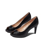 Bandolino Women&#39;s Rainaa Platform Stiletto Peep Toe Pumps - Black Faux L... - $922.63 MXN