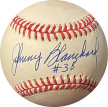 Johnny Blanchard signed ROAL Rawlings Official American League Baseball #38 tone - £39.92 GBP