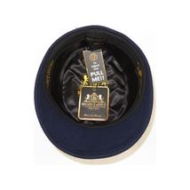 Men's LEGIONNAIRE Codet Cap Wool Felt Hat Telescope Crown LG102 Navy Blue image 5