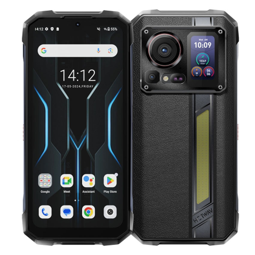 HOTWAV HYPER 7 PRO RUGGED 16gb 256gb Waterproof 6.6" Face Id NFC Android Black