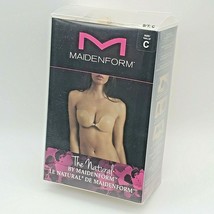 Maidenform Adhesive Stick On Bra Cups Natural Size C Multi-Use NIP Clip Feature - £7.67 GBP