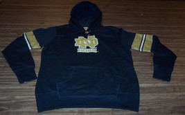 UNIVERSITY OF NOTRE DAME FIGHTING IRISH HOODED STITCHED SWEATSHIRT SMALL... - €42,37 EUR