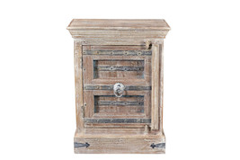 36" Distressed White Solid Wood Nightstand - $18,911.60 MXN