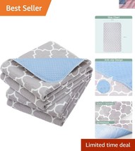 Premium 4-Layer Incontinence Bed Pads - 56&quot; x 34&quot; Waterproof &amp; Machine W... - $980.80 MXN