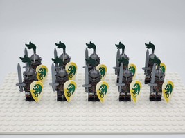 Medieval Knights Green Dragon Knights B x10 Minifigures Lot - £17.57 GBP