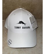 Tommy Bahama Golf Tip Your Cap Baja Margarita Recipe White Adjustable New! - £21.99 GBP