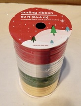 Curling Ribbon Shiny 3/16” x 80 ft Total 4 Color 20 ft Each By Happy Hom... - $5.89