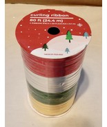 Curling Ribbon Shiny 3/16” x 80 ft Total 4 Color 20 ft Each By Happy Hom... - $8.08 CAD