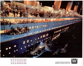 *Cameron&#39;s TITANIC (1997) The Sinking Titanic Launches Her Lifeboats Ami... - $75.00