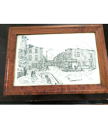 Tony DeSales   Pen &amp; Ink Signed &amp; framed Little Italy - £73.10 GBP