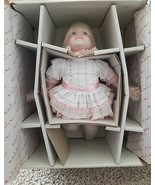 Vintage 1991 Danbury Mint Kimberly Porcelain Doll by Judy Belle With Mir... - $17.77