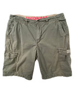 Unionbay Cargo Shorts Mens size 34 Cotton Relaxed Bermuda Pockets Green - £17.71 GBP