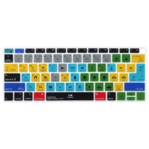 Premiere Pro Cc Macbook Silicone Shortcut Hot Key Keyboard Protective Cover Skin - £10.21 GBP