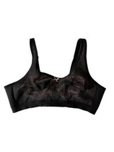 Lane Bryant CACIQUE Womens Bra Lace No Wire Full Coverage Black Pink Sz 42C - £11.35 GBP