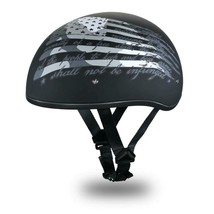 Daytona Skull Vespa CAP- W/ 2ND AMENDMENT Open Face DOT Motorcycle Helme... - £73.34 GBP
