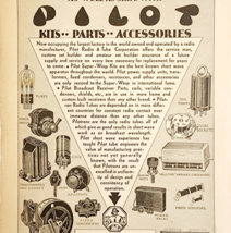 1931 Pilot Radio &amp; Tube Kits Advertisement Electronic Vintage Supply DWU17F - $19.99