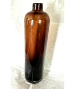 Signature 18 KARAT Handblown Art Glass Bottle Brown Vase NWT - €18,73 EUR