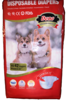 Dono Disposable Pet Diapers - XS - 42 Count – Expire: 2025 - £15.38 GBP