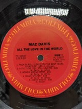 Mac Davis All The Love In The World Vinyl Record - £7.90 GBP