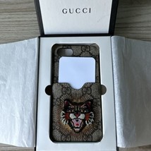 Gucci GG Supreme Angry Cat Monogram Tiger Patch Phone Case Card Holder  NWT - £76.65 GBP