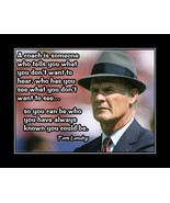 Inspirational Cowboys Football Coach Quote Poster Print Landry Wall Art ... - £18.32 GBP+