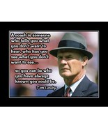 Inspirational Cowboys Football Coach Quote Poster Print Landry Wall Art ... - £18.32 GBP+