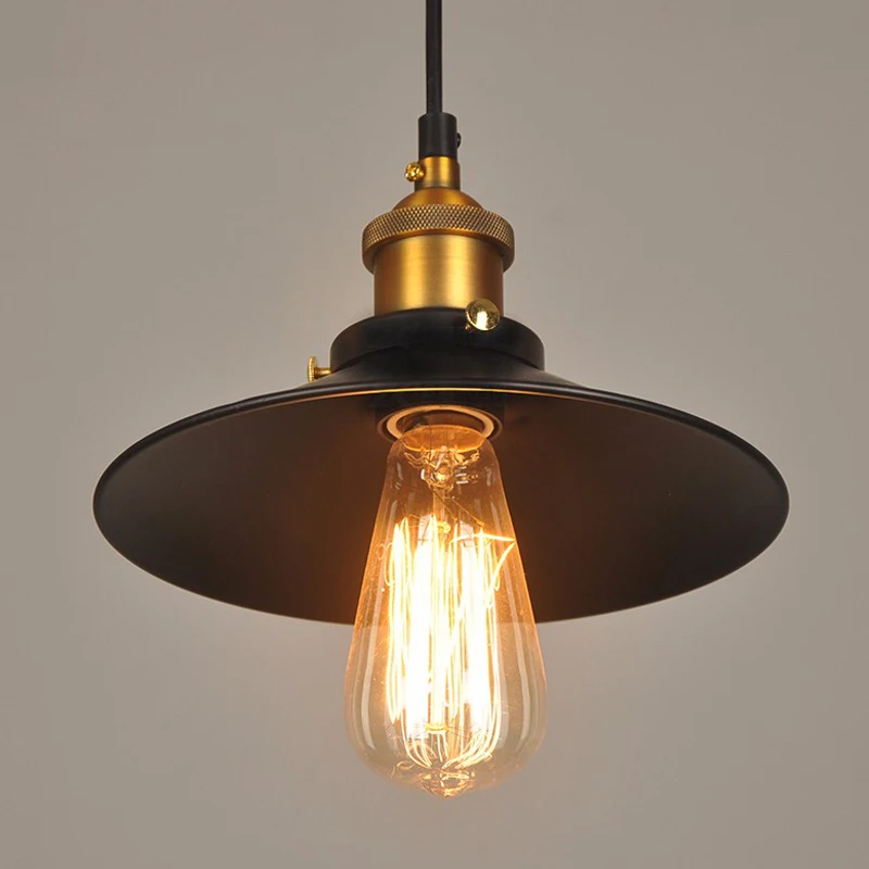Vintage Industrial Loft LED Pendant Light /Gl Holder Loft  Bar Lamp Lampshade Li - £151.43 GBP