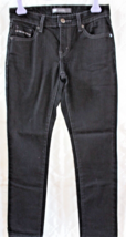 Women&#39;s Levi&#39;s Mid-Rise Skinny Black With Silver Trim ~27/32~ (Actual 29/30) - £12.52 GBP