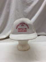 Trucker Hat Baseball Cap Vintage Snapback Fertile Building Center Fertil... - £31.59 GBP