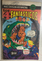 FANTASTIC FOUR #51 (1976 Mexico) Marvel comic book in Spanish VG - £22.97 GBP