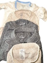 Newborn Baby Clothes Lot 11 Pc Bodysuits Sleepers Carter’s Cat & Jack Unisex B image 9