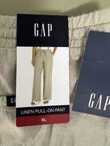 Gap Linen Pull-On Pant Women’s XL Pure Cashmere - $29.70